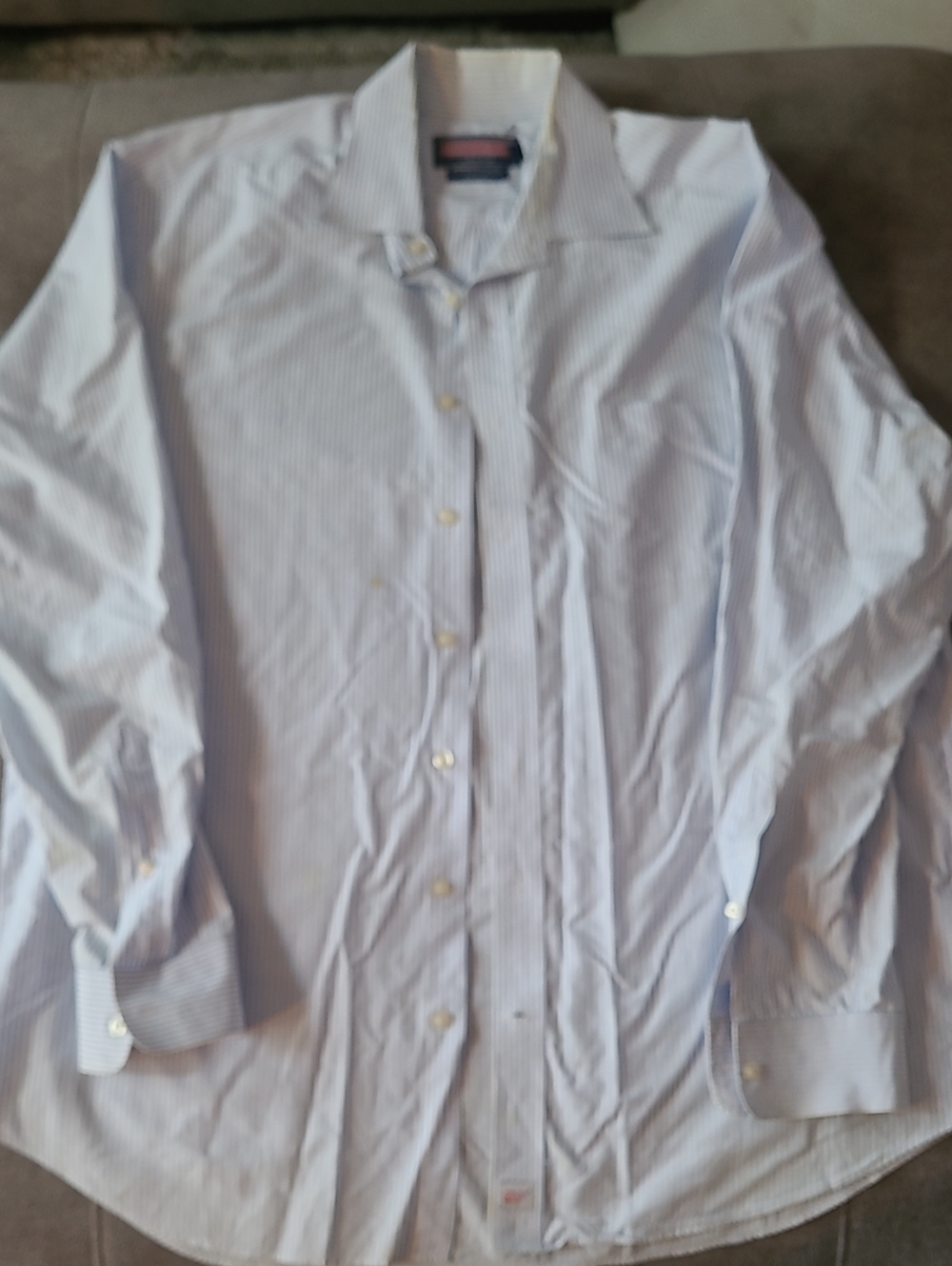 Vineyard Vines Light Blue Pinstripe Men's Dress Shirt